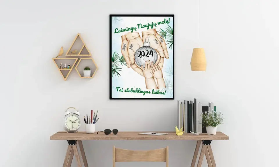 Personalizuotas Šeima ir 1-4 vaikai susikibę už rankų plakatas iliustracija, Kalėdinis plakatas, Motinos Rankos, Naujagimio Plakatas, Menas, Laikydami rankas, Šeimos rankos Poster - dovanokis.lt