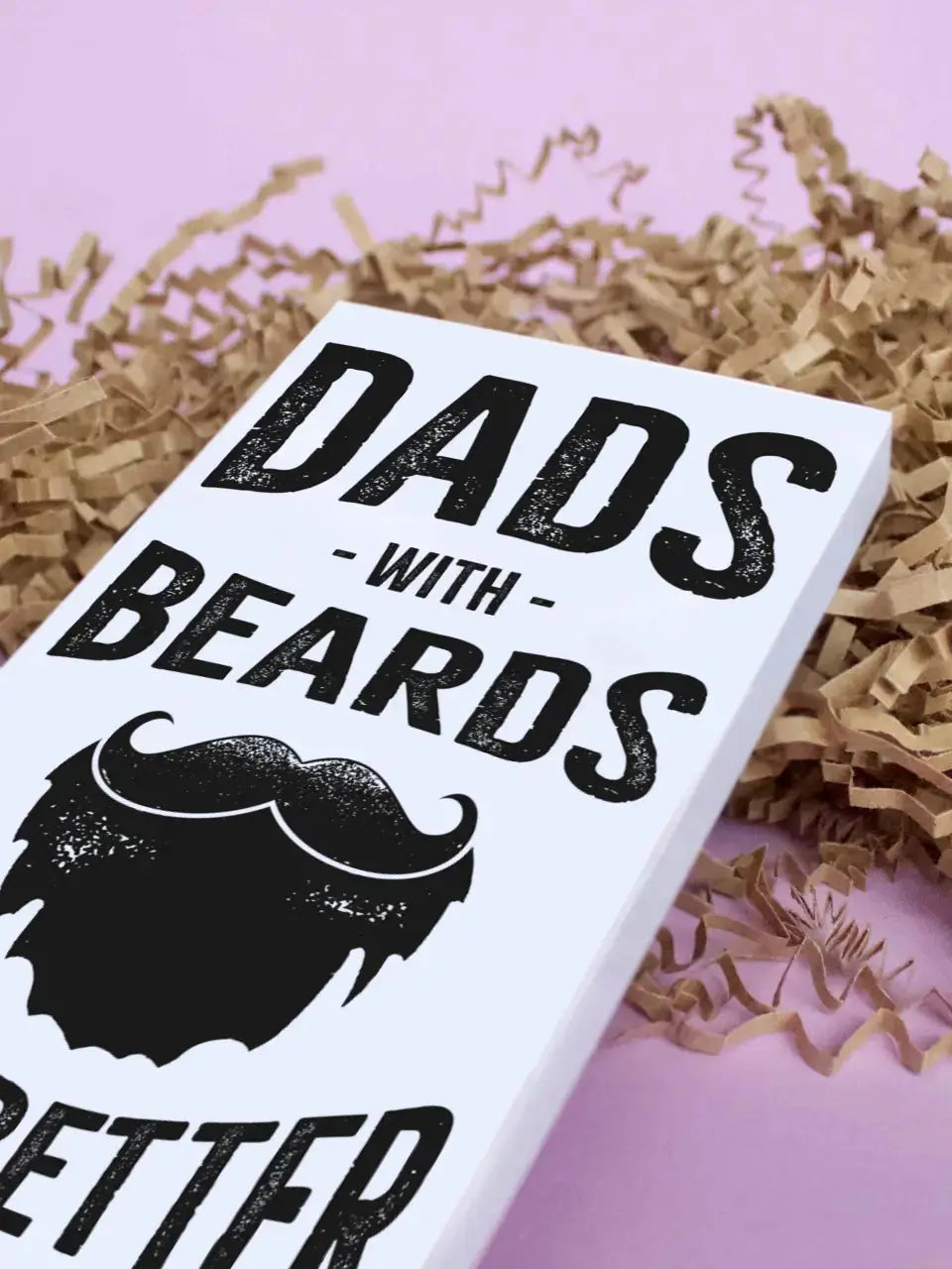 Šokoladas "Tėčiai su barzda yra geriausi" TeeInBlue Šokoladas