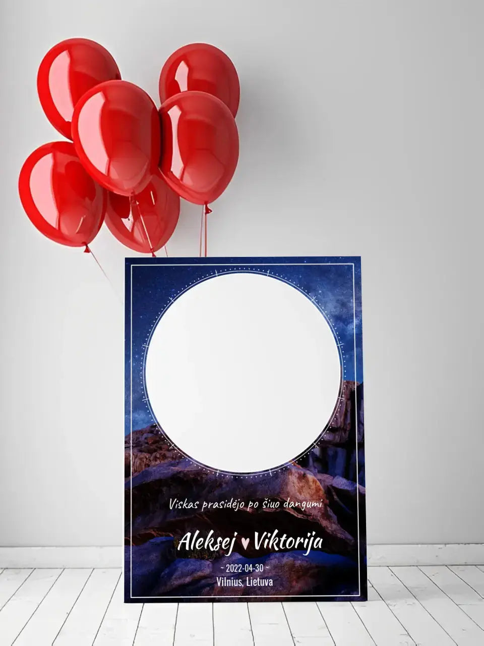 Personalizuotas žvaigždžių žemėlapis su fonu ant drobės Drobe - dovanokis.lt