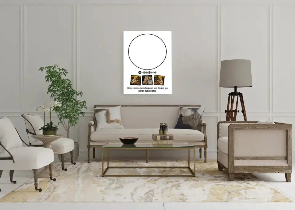 Personalizuotas žvaigždžių žemėlapis ant drobės Drobe - dovanokis.lt