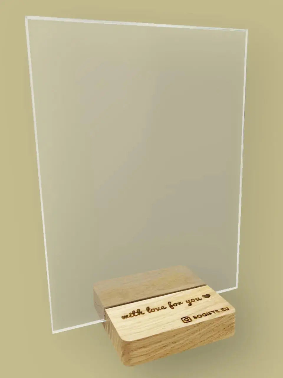 Personalizuotas žvaigždžiu žemėlapio stiklinis posteris su forma ir jūsų nuotrauka TeeInBlue