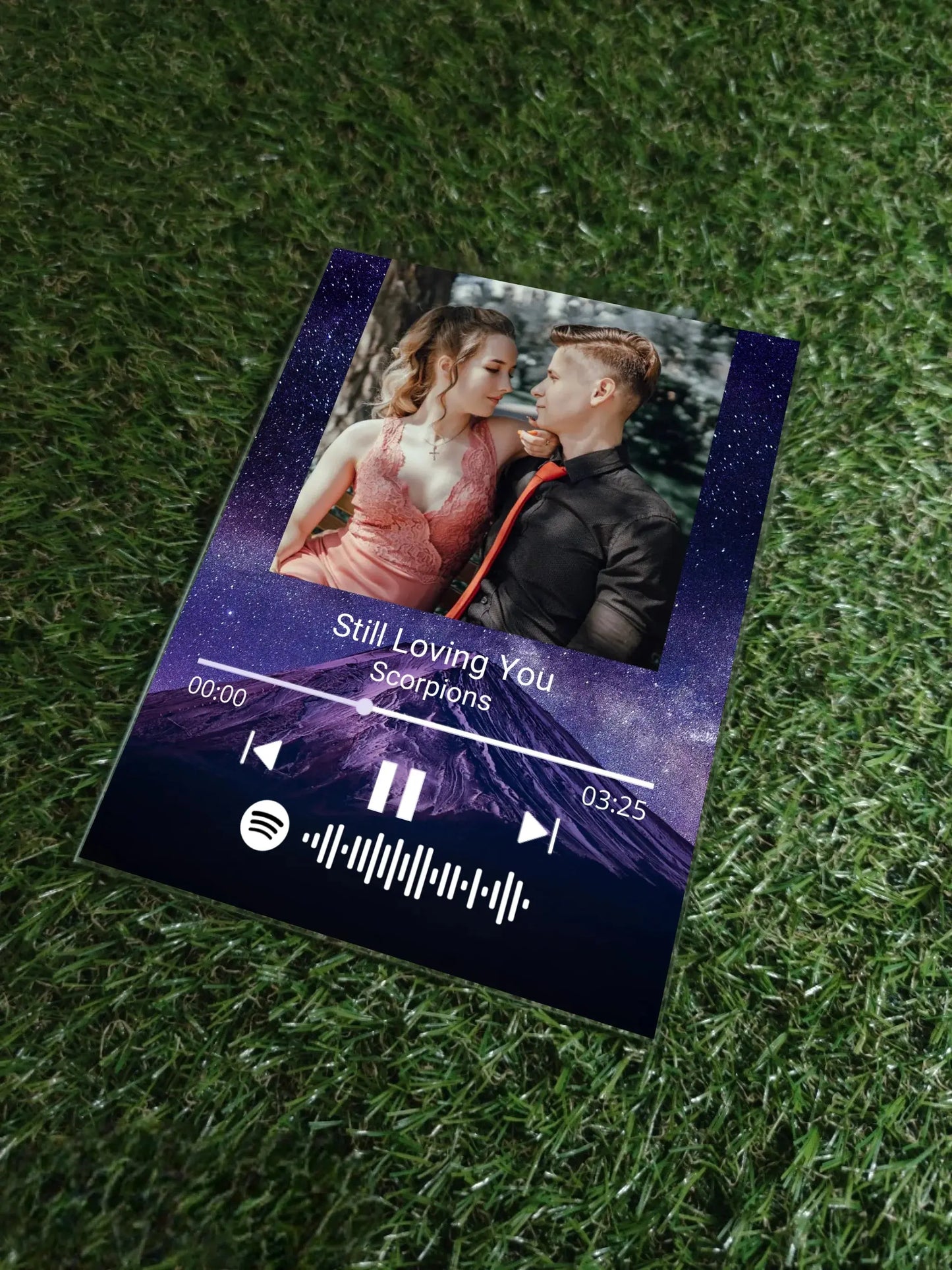 Personalizuotas muzikinis grotuvas "Spotify", stiklinis posteris. MZGR-005 Stiklas - dovanokis.lt