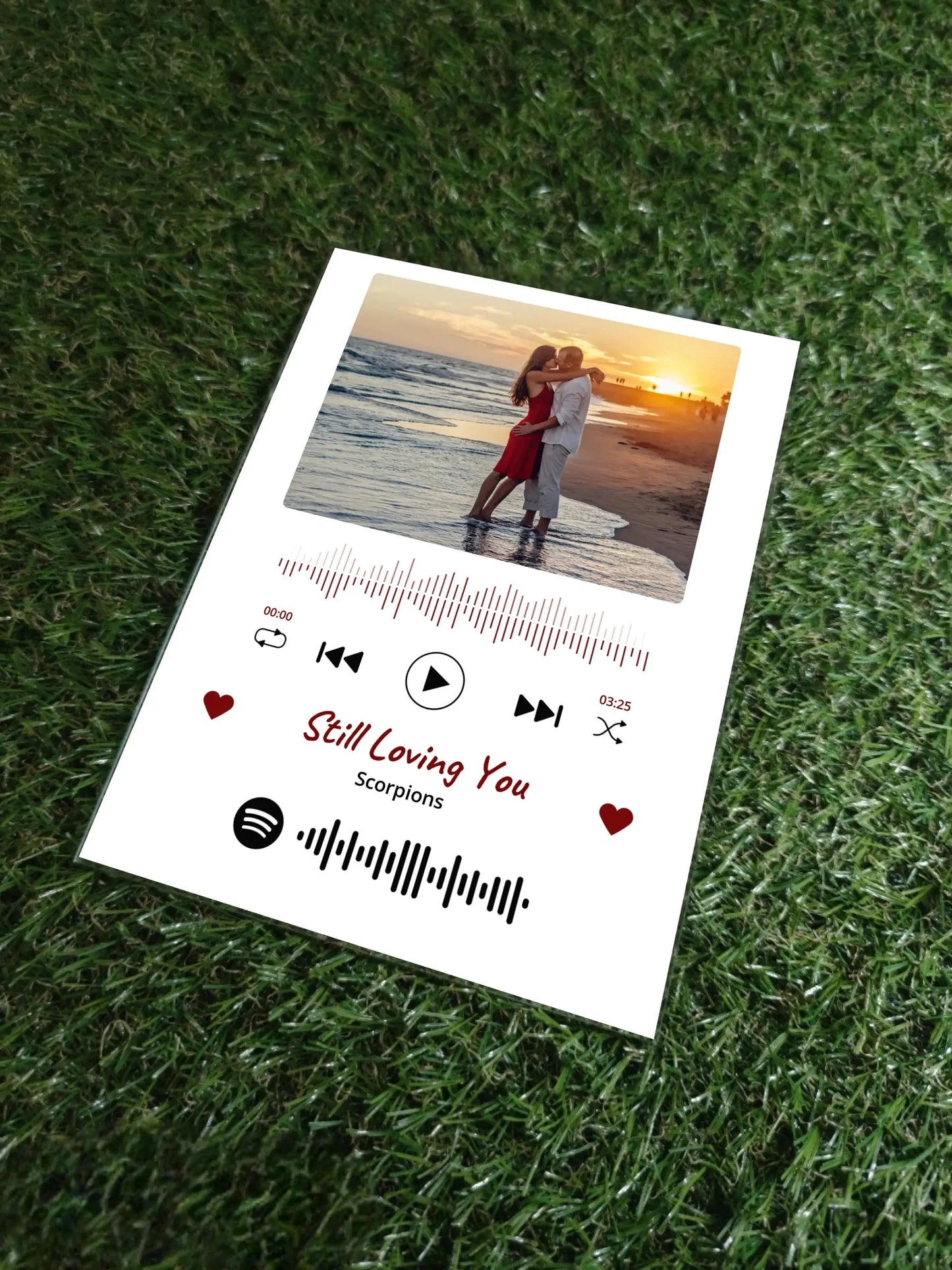 Personalizuotas muzikinis grotuvas "Spotify", stiklinis posteris. MZGR-014 Stiklas - dovanokis.lt