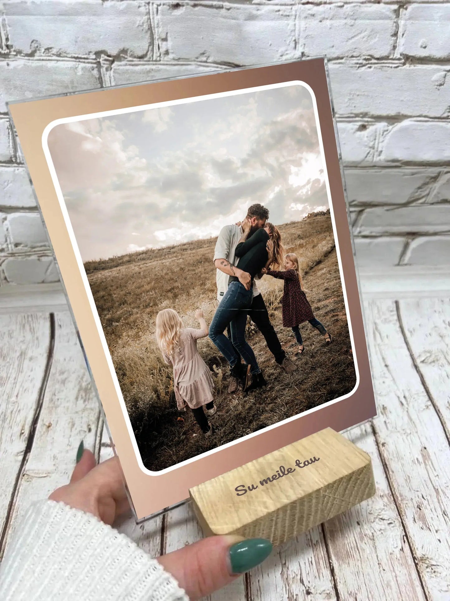 Personalizuotas "Only Pic" stiklinis posteris su jūsų nuotrauka Stiklas - dovanokis.lt