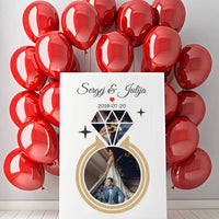 Jūsų nuotraukos deimanto pavidalo ant drobės  Drobe -  dovanokis.lt