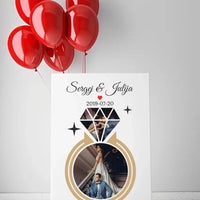 Jūsų nuotraukos deimanto pavidalo ant drobės  Drobe -  dovanokis.lt