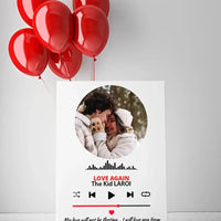 Muzikos grotuvas su nuotrauka ir tekstu  Customizer -  dovanokis.lt