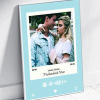 Personalizuotas Spotify muzikos grotuvo plakatas su jūsų daina ir spotify kodu  Poster -  dovanokis.lt