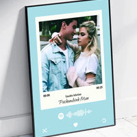 Personalizuotas Spotify muzikos grotuvo plakatas su jūsų daina ir spotify kodu  Poster -  dovanokis.lt