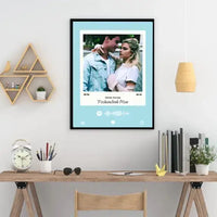 Personalizuotas Spotify muzikos grotuvo plakatas su jūsų daina ir spotify kodu  Poster -  dovanokis.lt