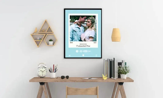 Personalizuotas Spotify muzikos grotuvo plakatas su jūsų daina ir spotify kodu  Poster -  dovanokis.lt