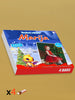 Personalizuota Kinder 4 batonėlių šokoladinė dėžutė su jūsų nuotrauka, Kalėdinė versija su pasirenkamais drakonų kūdikiais