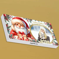 Personalizuotas "Kalėdinis dizainas 4“ šokoladas su jūsų nuotrauka TeeInBlue