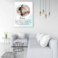 Personalizuotas šeimos plakatas su rėmeliu, su jūsų nuotrauka  Poster -  dovanokis.lt