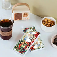 Personalizuotas "Kalėdinis dizainas 5“ šokoladas su jūsų nuotrauka TeeInBlue