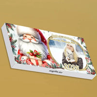 Personalizuotas "Kalėdinis dizainas 12“ šokoladas su jūsų nuotrauka TeeInBlue