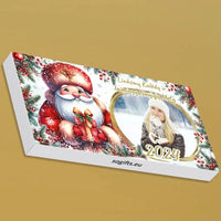 Personalizuotas "Kalėdinis dizainas 11“ šokoladas su jūsų nuotrauka TeeInBlue