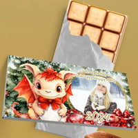 Personalizuotas "Kalėdinis dizainas 6“ šokoladas su jūsų nuotrauka TeeInBlue