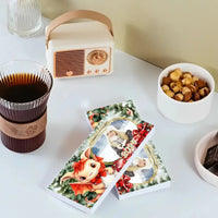 Personalizuotas "Kalėdinis dizainas 6“ šokoladas su jūsų nuotrauka TeeInBlue