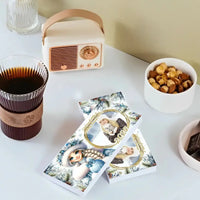 Personalizuotas "Kalėdinis dizainas 9“ šokoladas su jūsų nuotrauka TeeInBlue