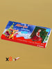 Personalizuota Kinder 8 batonėlių šokoladinė dėžutė su jūsų nuotrauka, Kalėdinė versija su pasirenkamais drakonų kūdikiais