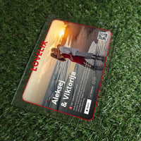 Personalizuotas "Netflix" filmų posteris poroms ant stiklo su jūsų nuotraukomis. Jūsų filmo/serialo viršelis kaip „Netflix“ TeeInBlue