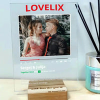 Personalizuotas "Netflix" filmų posteris poroms ant stiklo su jūsų nuotrauka. Jūsų filmo/serialo viršelis kaip „Netflix“ TeeInBlue