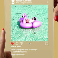 Personalizuotas "Instagram" stiklinis posteris su jūsų nuotrauka TeeInBlue
