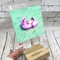 Personalizuotas "Instagram" stiklinis posteris su jūsų nuotrauka TeeInBlue