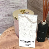 Personalizuota šokoladinė dėžutė su jūsų vieta ir žemėlapio stiliaus pasirinkimu TeeInBlue Šokoladas