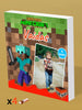 Personalizuota Kinder 4 batonėlių šokoladinė dėžutė su jūsų nuotrauka ir vardu minecraft tematikos vaikams