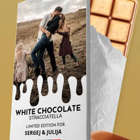 Personalizuotas "Schogetten Skystas dizainas" šokoladas su jūsų nuotrauka TeeInBlue Šokoladas