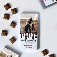 Personalizuotas "Schogetten Skystas dizainas" šokoladas su jūsų nuotrauka TeeInBlue Šokoladas