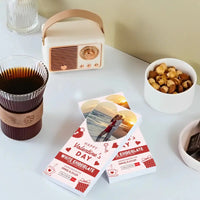 Personalizuotas "Valentino dienos dizainas 4" šokoladas su jūsų nuotrauka TeeInBlue Šokoladas