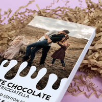 Personalizuotas "Schogetten Skystas dizainas" šokoladas su jūsų nuotrauka TeeInBlue Šokoladas