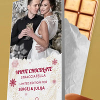 Personalizuotas „Kalėdinis dizainas 2“ šokoladas su jūsų nuotraukas TeeInBlue Šokoladas