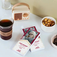 Personalizuotas „Kalėdinio dizaino“ šokoladas su jūsų nuotrauka TeeInBlue Šokoladas