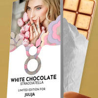 Personalizuotas "Moterų dienos dizainas 1" šokoladas su jūsų nuotrauka TeeInBlue Šokoladas