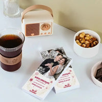 Personalizuotas „Kalėdinis dizainas 2“ šokoladas su jūsų nuotraukas TeeInBlue Šokoladas