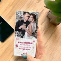 Personalizuotas „Kalėdinis dizainas 2“ šokoladas su jūsų nuotraukas TeeInBlue Šokoladas