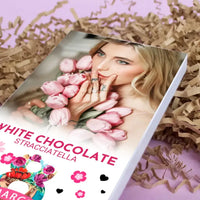 Personalizuotas "Moterų dienos dizainas 2" šokoladas su jūsų nuotrauka TeeInBlue Šokoladas