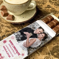Personalizuotas „Kalėdinis dizainas 2“ šokoladas su jūsų nuotraukas TeeInBlue Šokoladas