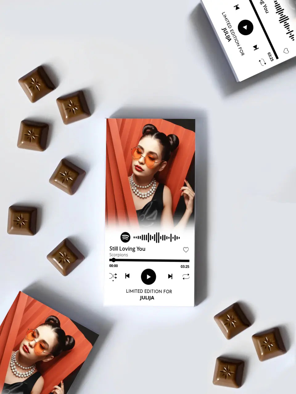 Personalizuotas "Spotify" šokoladas su jūsų nuotrauka