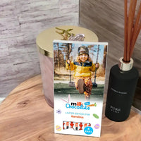 Personalizuota Kinder 8 batonėlių šokoladinė dėžutė su jūsų nuotrauka  Šokoladas -  dovanokis.lt