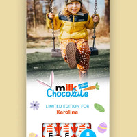Personalizuota Kinder 8 batonėlių šokoladinė dėžutė su jūsų nuotrauka  Šokoladas -  dovanokis.lt