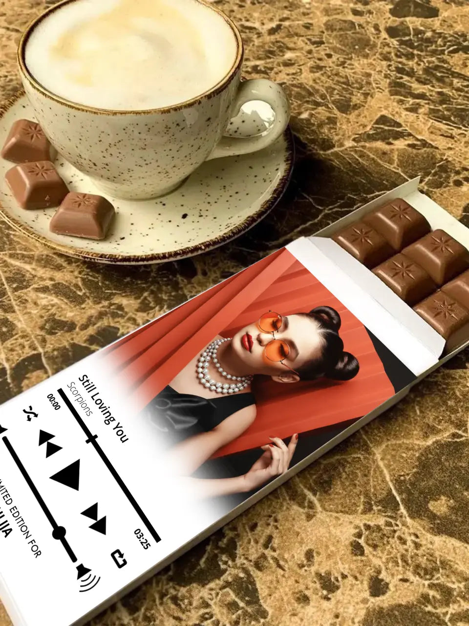 Personalizuotas "So player" šokoladas su jūsų nuotrauka