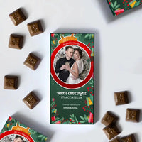 Personalizuotas "Kalėdinis dizainas 3" šokoladas su jūsų nuotrauka TeeInBlue