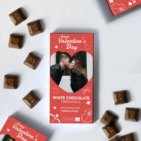 Personalizuotas "Valentino dienos dizainas 2" šokoladas su jūsų nuotrauka TeeInBlue