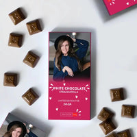 Personalizuotas "Valentino dienos dizainas" šokoladas su jūsų nuotrauka  Šokoladas -  dovanokis.lt