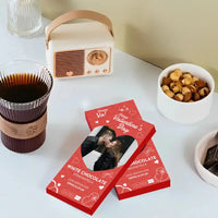 Personalizuotas "Valentino dienos dizainas 2" šokoladas su jūsų nuotrauka TeeInBlue